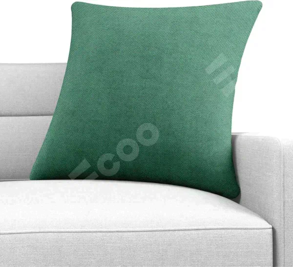 Подушка Cortin ткань блэкаут с блеском изумрудный