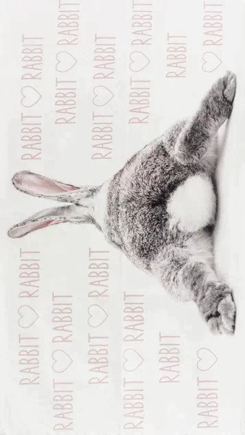 Полотенце "Этель" Funny bunny 40х73 см, 100% хл, саржа 190 гр/м2