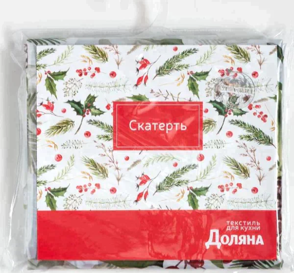 Скатерть Доляна «Шишкин лес» 145×180 см, 100% п/э