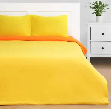 Постельное белье Этель 1,5 сп Yellow morning 143*215, 150*214, 50*70-2 шт, поплин
