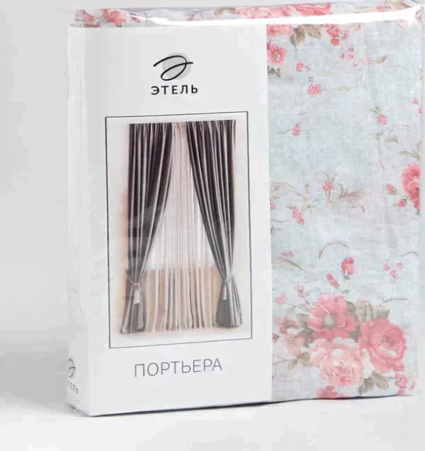 Штора тюлевая "Этель" 135х270 см Превосходство без утяжелителя, 100% п/э