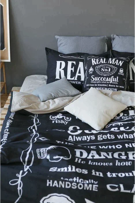 Постельное бельё "Этель" евро Real Man 200х217 см, 240*220 см, 50х70+3 см - 2 шт