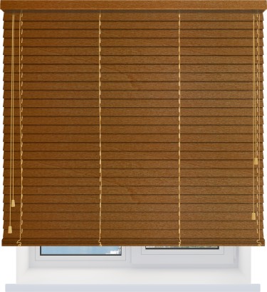 Деревянные жалюзи 50 мм. клен