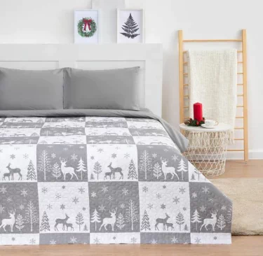 Покрывало LoveLife 2 сп "New year forest" 180*210±5см