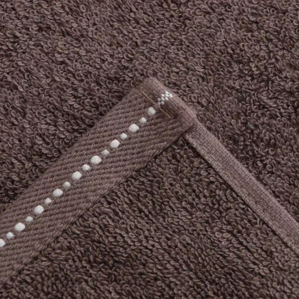 Полотенце махровое Лондон 30х60см, серо-коричневый, хл100%, 430г/м
