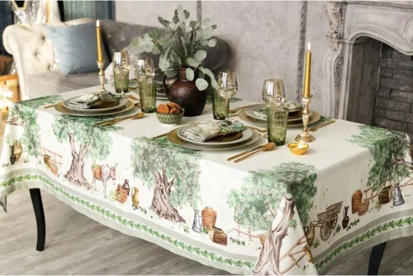 Скатерть "Этель" Olivia 110х145+/-3см, 100 % хл, саржа 190 гр/м2