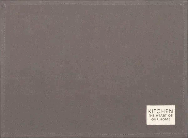 Набор салфеток Этель Kitchen, цв. серый, 30х40 см - 2 шт, 100% хл, саржа 220 г/м2