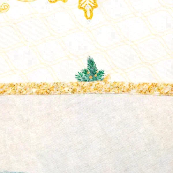 Скатерть "Этель" Golden Christmas  d=150 +/- 3см с ГМВО, 100%хл, саржа 190 гр/м2