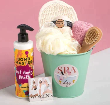 Набор подарочный Этель Spa day полотенце и аксс (6 предм)