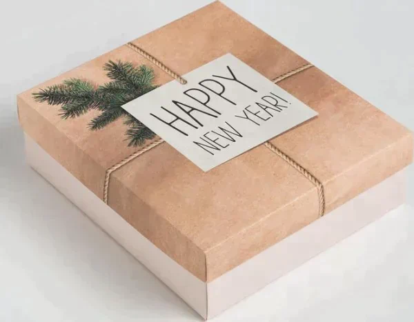 Набор подарочный Happy new year полотенце и аксессуары(4 предмета)