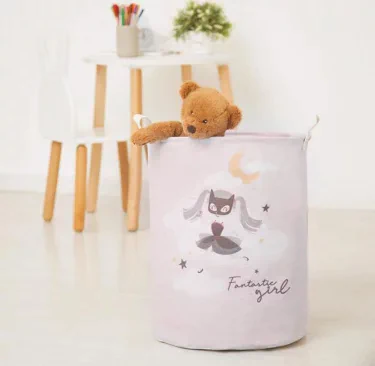 Корзинка текстильная Этель "Fantastic girl" 34х43 см