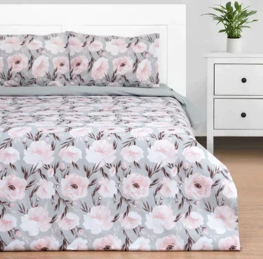 Постельное бельё Этель Дуэт Peonies 143х215 см-2шт, 220х240 см, 50х70 см-2шт, поплин,125 г/м2