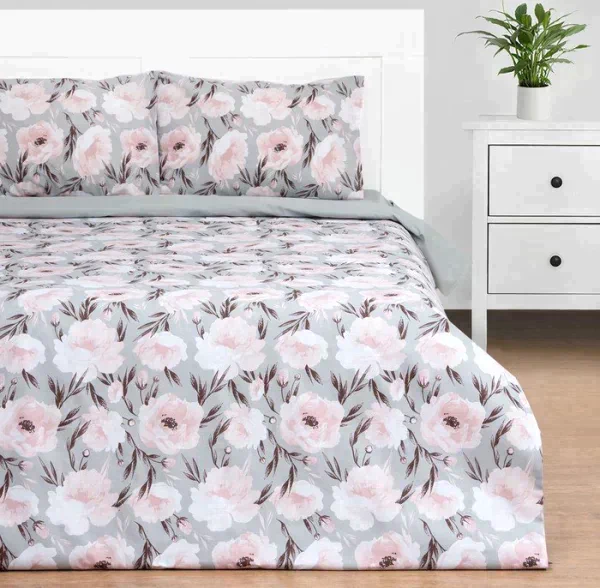 Постельное бельё Этель Дуэт Peonies 143х215 см-2шт, 220х240 см, 50х70 см-2шт, поплин,125 г/м2