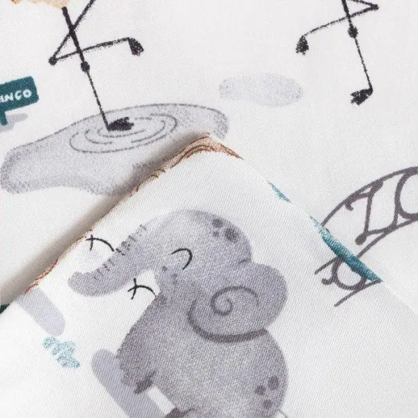Постельное бельё Этель 1,5 сп "Cute animals", 143х215 см, 155х214 см, 50х70 см -1 шт, 100% хлопок, сатин