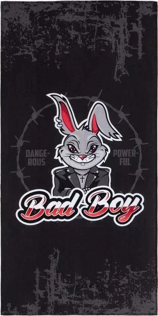 Полотенце  Этель Bad Boy dangerous 70х146±2 см, 100% хлопок  160гр/м2