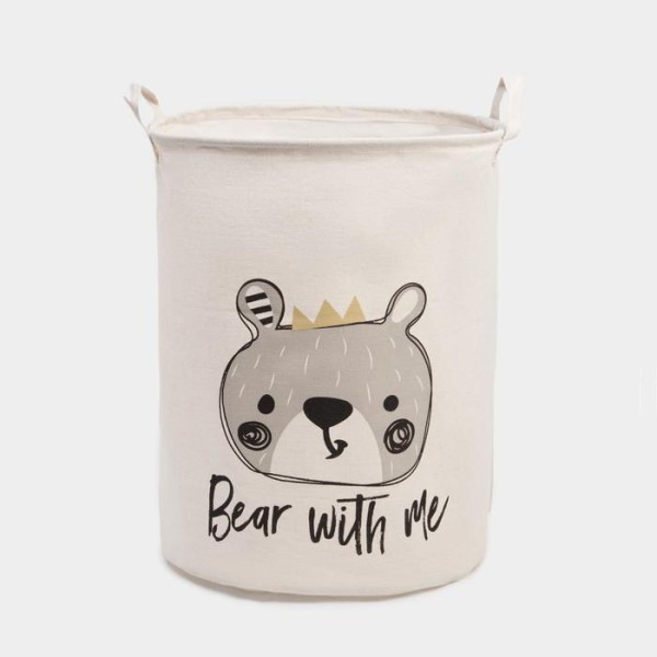 Корзинка текстильная Этель "Bear with me" 34х43 см