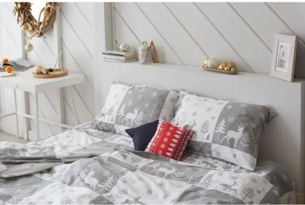 Постельное белье LoveLife 1,5сп " New year forest" 143*215см,150*225см,50*70см-2шт