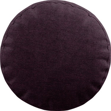 Подушка круглая «Кортин» лён димаут фиолетовый
