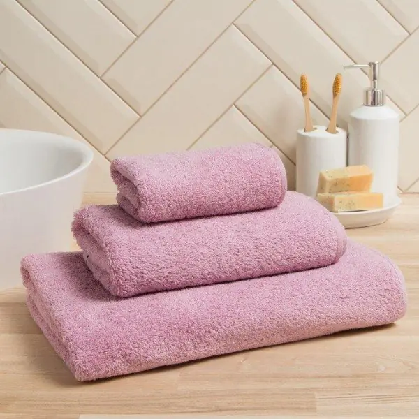 Полотенце махровое LoveLife "Plain" 30*60 см, цв. пыльная роза, 100% хлопок, 450 гр/м2