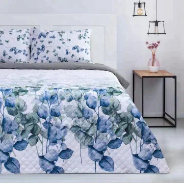 Комплект "Этель" Eucalyptus: покрывало 180х220  ±5 см и наволочки 50х70 - 2 шт, микрофибра