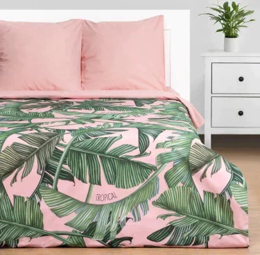 Постельное бельё Этель евро Tropical 200х215 см, 220х240 см, 70х70 см - 2 шт