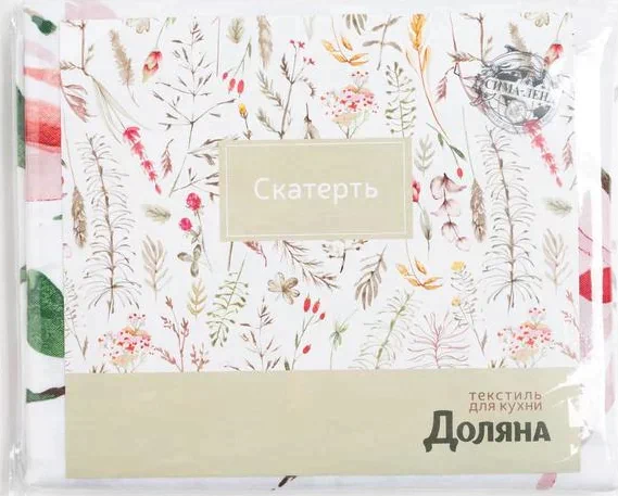 Скатерть Доляна Sakura 150*260 +/- 2 см, 100% п/э