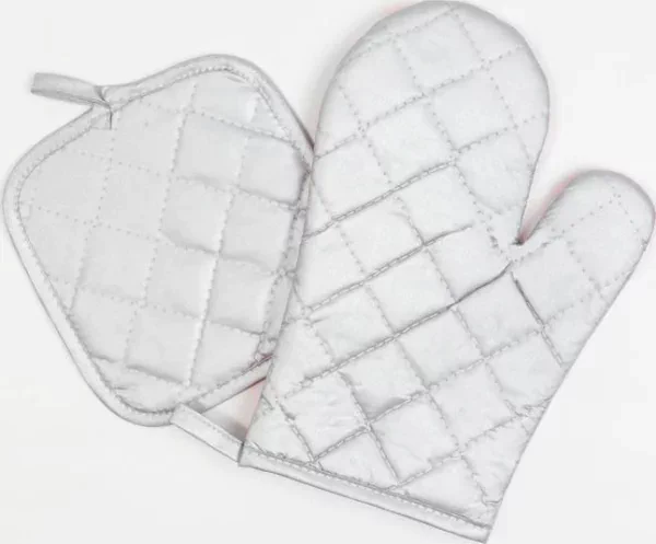 Кухонный набор Доляна «Папайя» прихватка 17*17 см, варежка-прихватка 26*16 см, 100% п/э