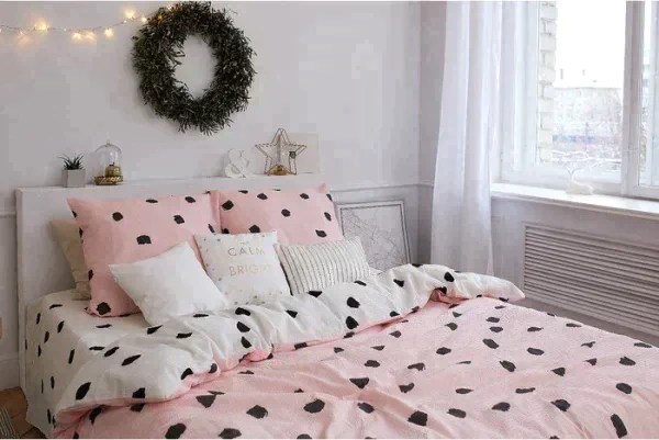 Постельное бельё "Этель" евро Pink storm 200*217 см, 240*220 см, 70*70 см - 2 шт