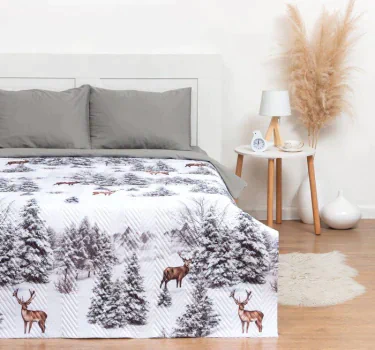 Покрывало Этель Евро Snow forest, 230х210 см