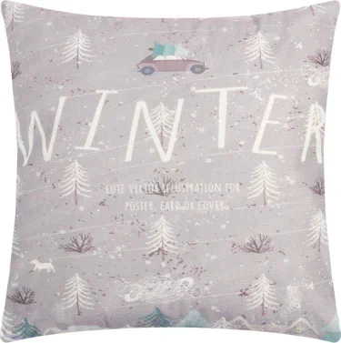 Наволочка Этель "Winter" 40 х 40 см, 100% п/э