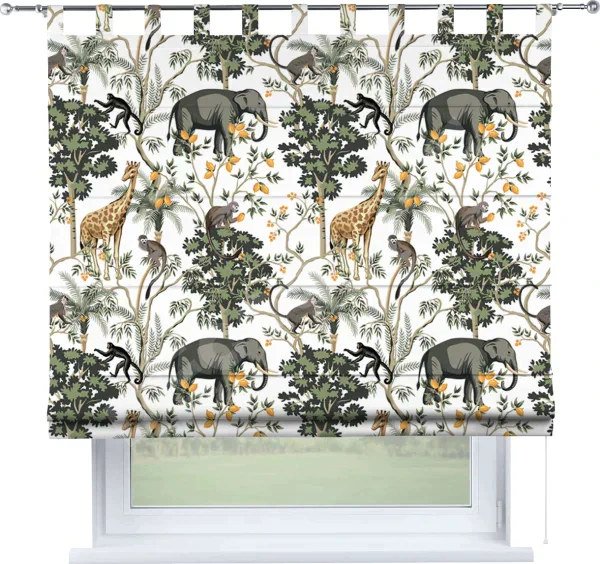 Римская штора на петлях «Африканские равнины»