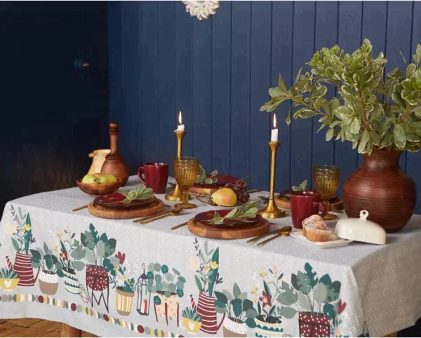 Скатерть "Этель" Hygge 149х110 см, 100% хл, саржа 190 г/м2