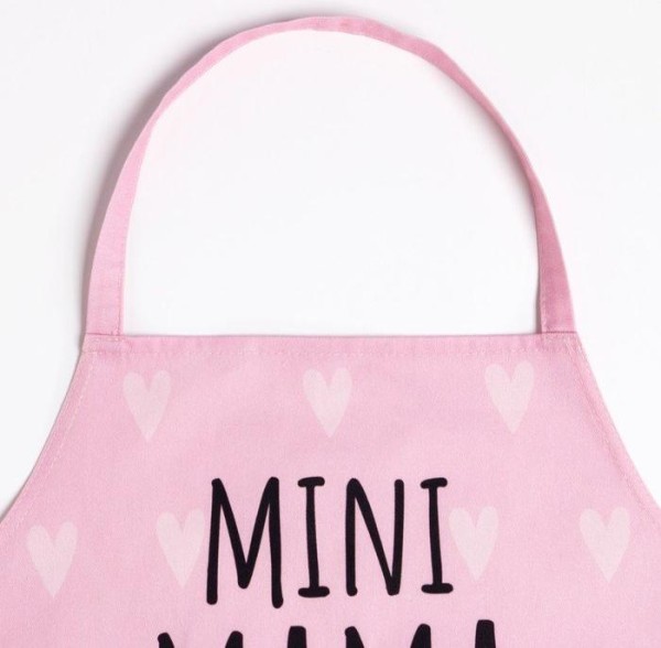 Фартук детский Этель "Mini mama", 46х60 см, 100% хлопок, саржа