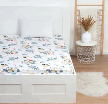Простыня на резинке LoveLife 160х200х25см, 100% хлопок, сатин, 125г/м²