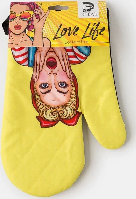 Варежка Этель Love Life "Яркая" 26*16 см, 100% п/э