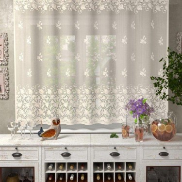 Штора без шторной ленты К45С 165*200 см,26 экрю,пэ