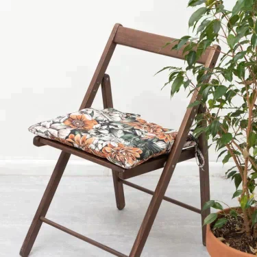 Сидушка на стул "Этель" Meadow flower 42х42 см, 100% хл, саржа 190 г/м2
