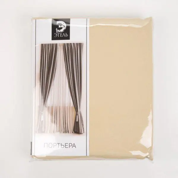 Штора портьерная «Этель» 130×300 см, двусторонний блэкаут