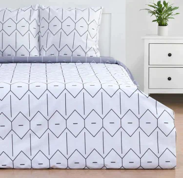 Постельное белье Этель Geometry 1.5 сп 143*215 см, 150*214 см, 70*70 см - 2 шт