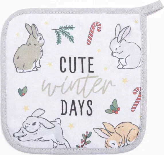 Набор кухонный Доляна Cute days: подставка, прихватка