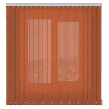 Вертикальные жалюзи Фокус 92 терракот