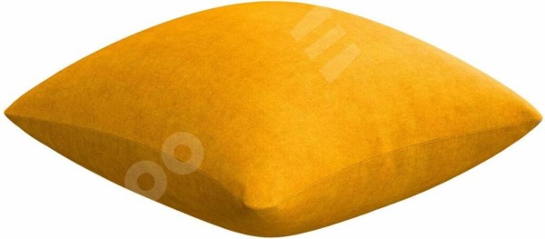 Подушка декоративная Cortin, вельвет желтый, 40х40 см