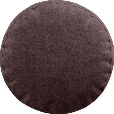 Подушка круглая «Кортин» канвас махагон