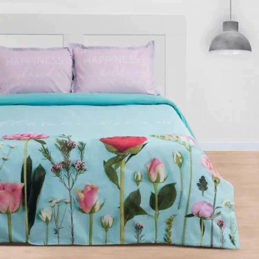 Постельное бельё "Этель" 2 сп Flowers dream 175х215 см, 200х220 см, 50х70+3 см - 2 шт