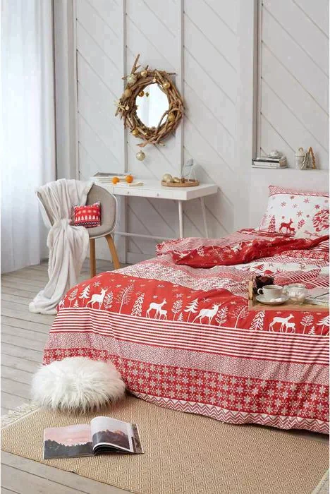 Постельное белье LoveLife дуэт Reindeer 143*215см-2шт,240*225см,50*70см-2шт