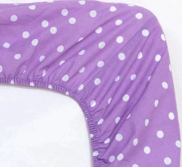 Простыня на резинке Этель 140х200х25 см, Purple style