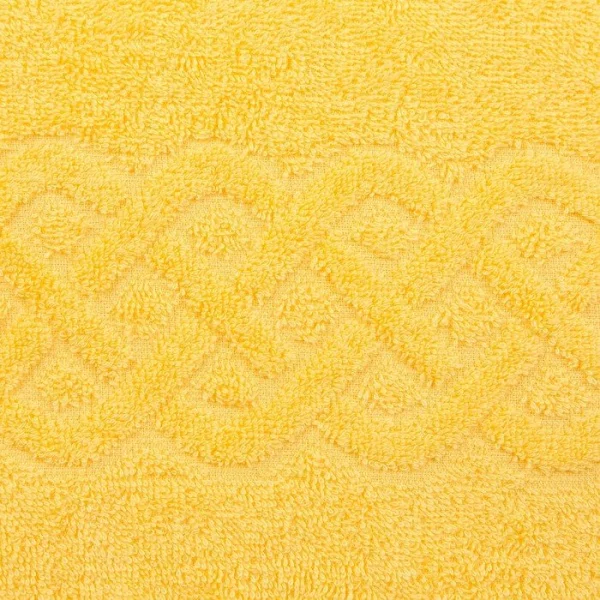 Полотенце махровое «Plait» цвет жёлтый, 30х70