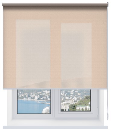 Рулонная штора Жемчуг лайт 11 капучино