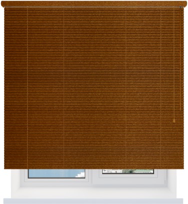 Деревянные жалюзи 25 мм. тик