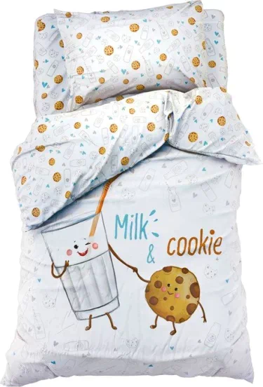Постельное бельё "Этель" Milk&Cookie 143*215 см, 150*214 см, 50*70 см -1 шт, 100% хл, бязь 125 г/м2